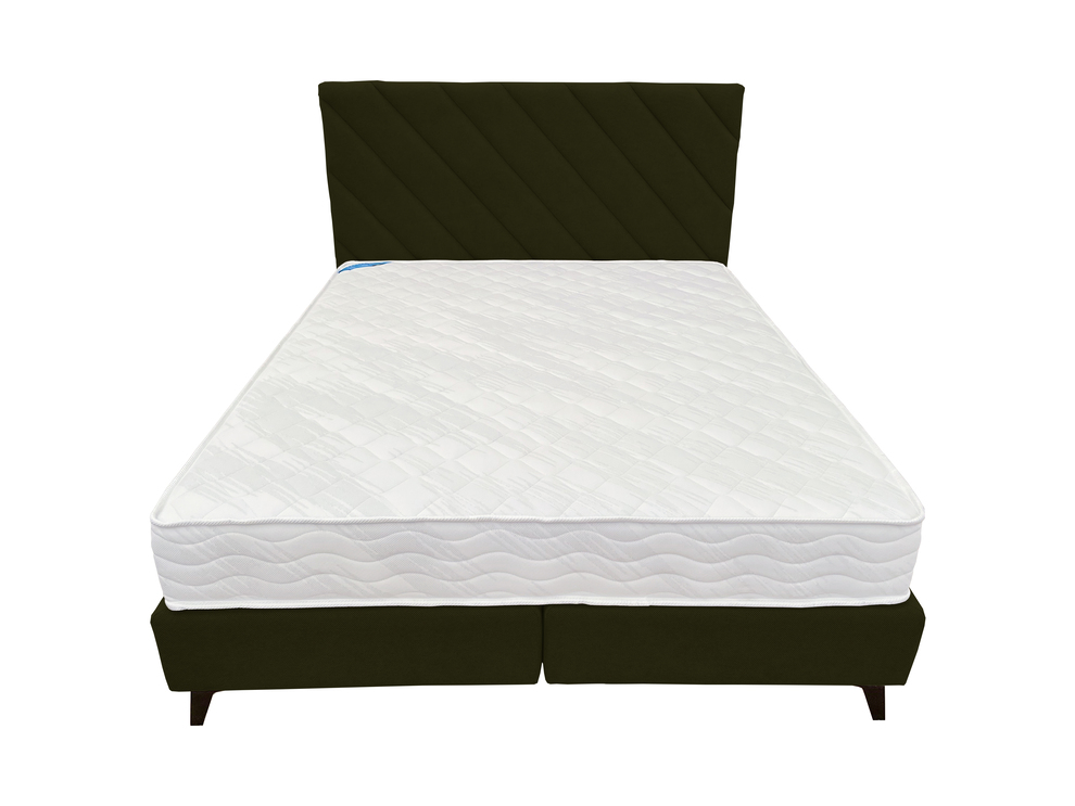 Pat tapițat boxspring Leo