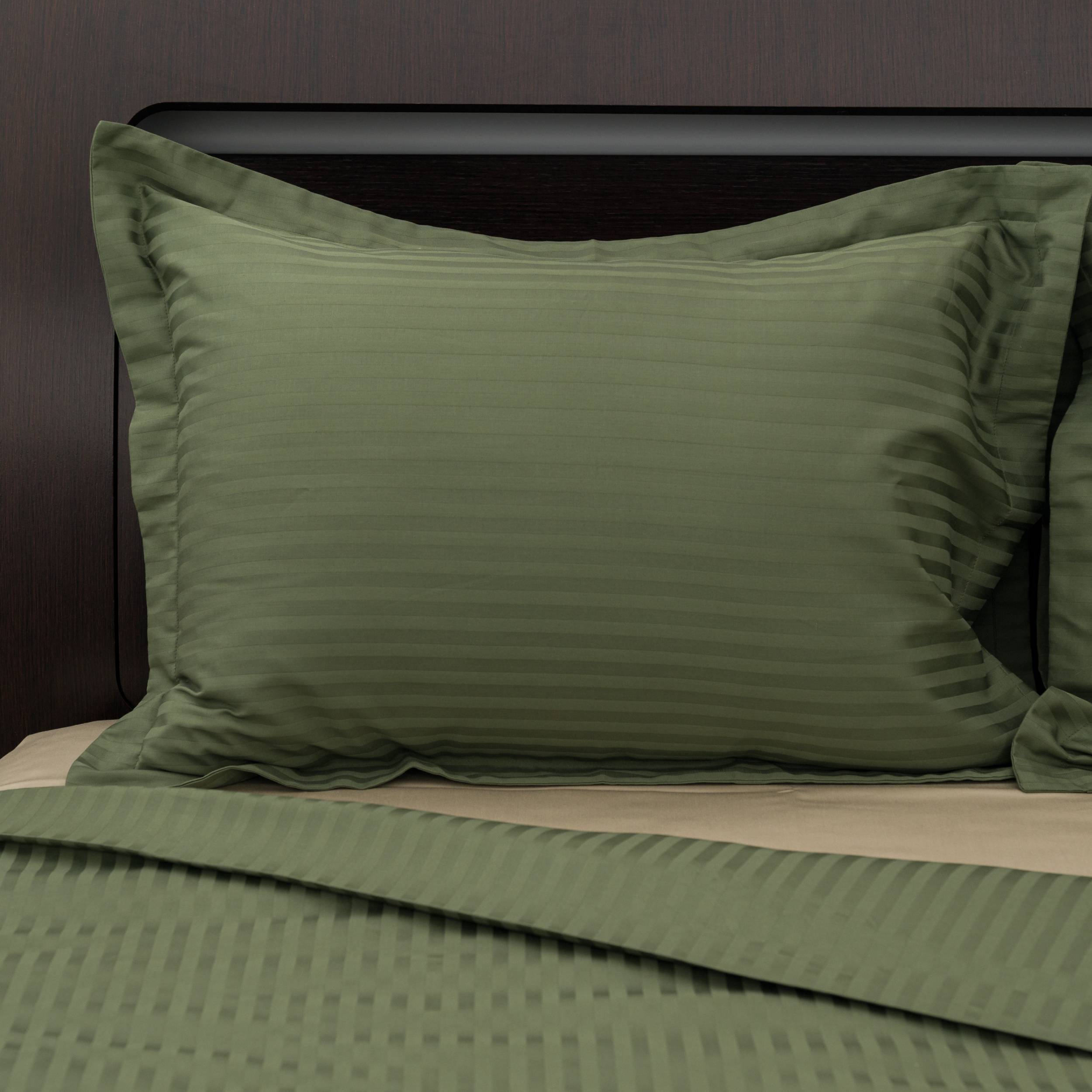 Lenjerie de pat 2 persoane din Bumbac 100% satinat dens cu dungi